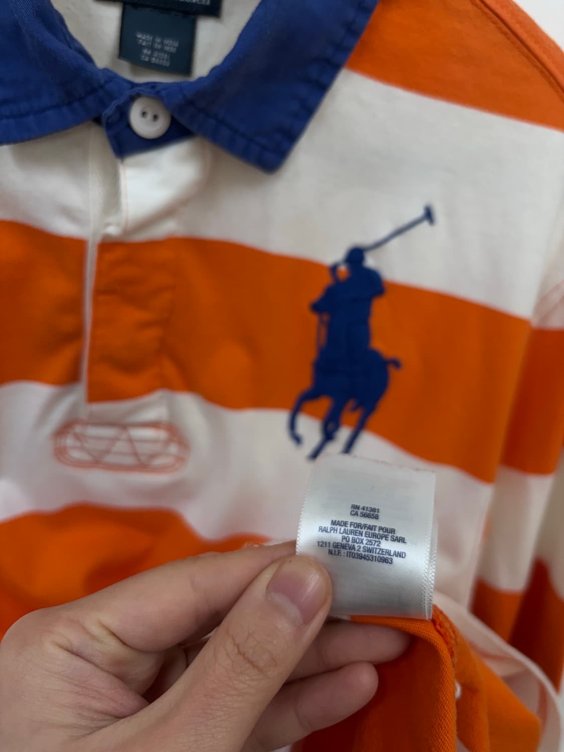 폴로랄프로렌 럭비 카라티  상품이미지6