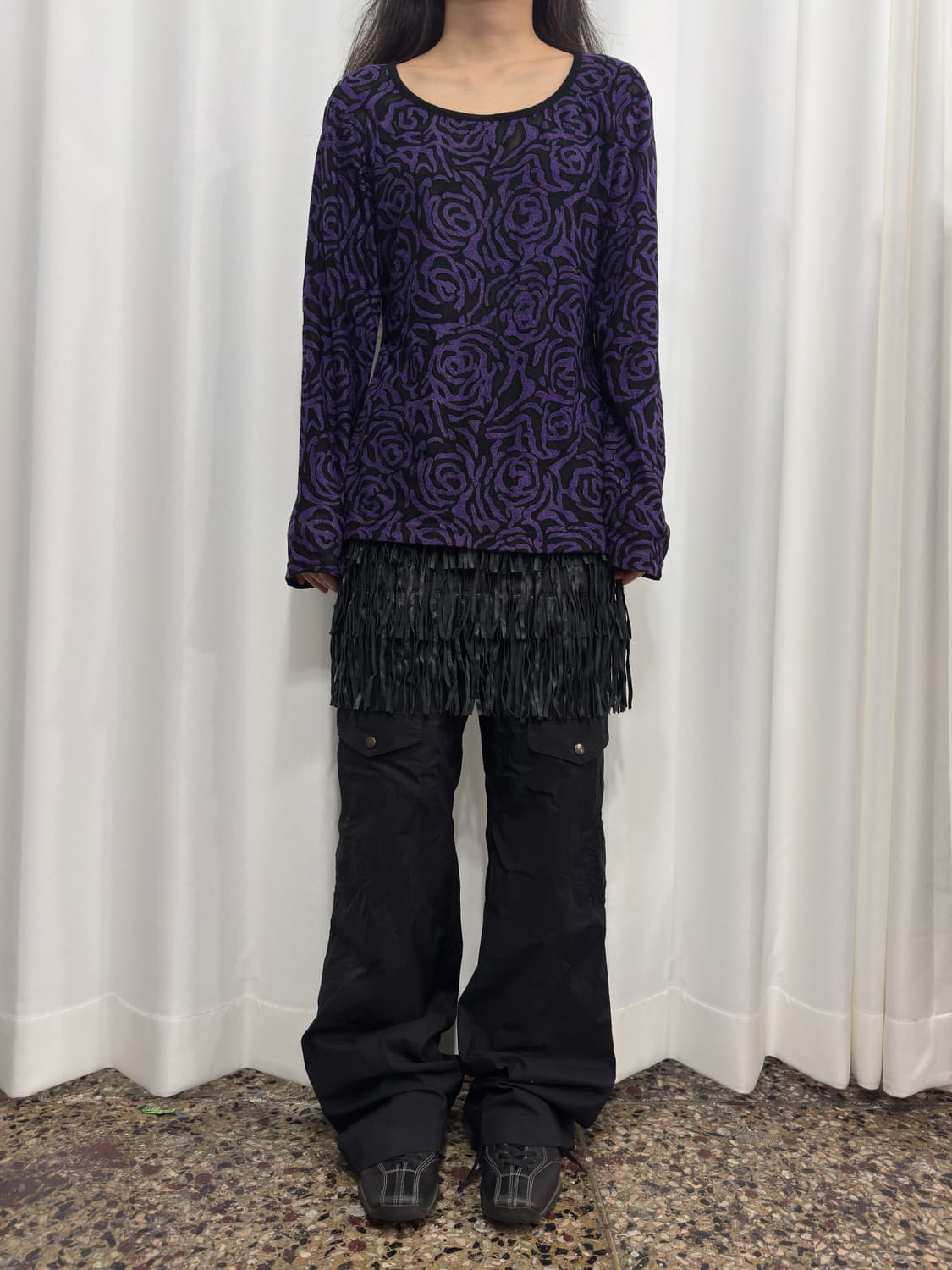 tessele leather skirt 상품이미지3