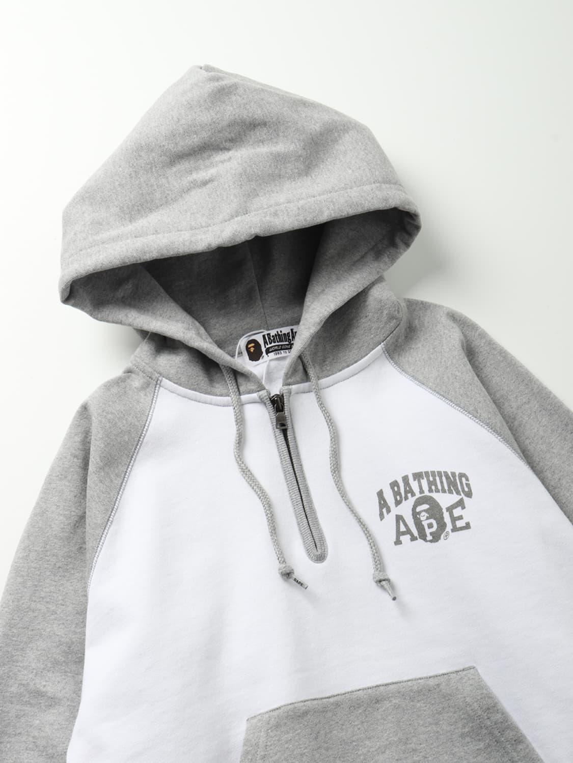 A BATHING APE Half Zip Pullover Hoodie 상품이미지3