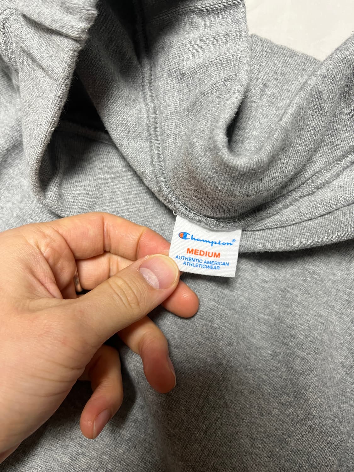 [M] 챔피온 논기모 와이드 그레이 팬츠 상품이미지5