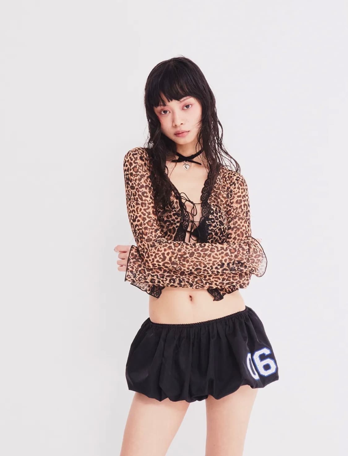 에즈이프캘리 벌룬 숏츠 블랙 상품이미지1