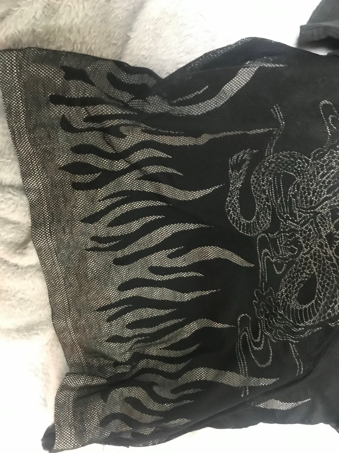 도그타운 오리엔탈 메쉬 레이어드 티셔츠 반팔 빈티지 펑크 상품이미지2