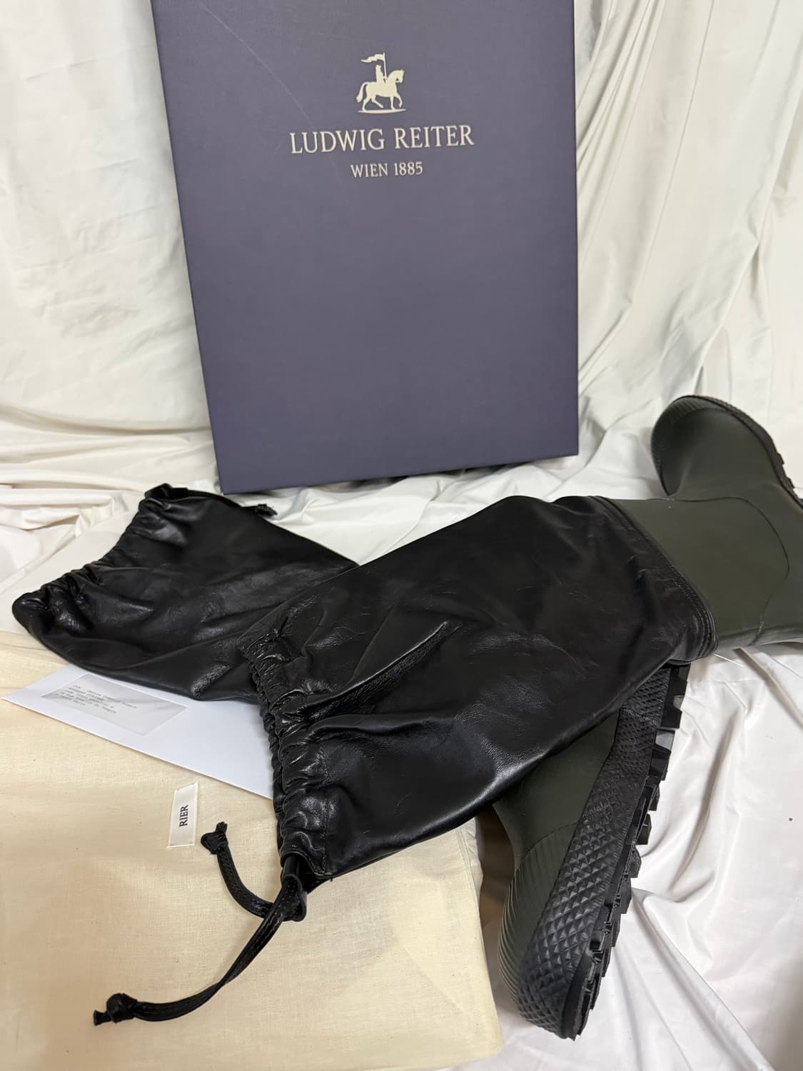 리에르 레더 탑 레인부츠 상품이미지4