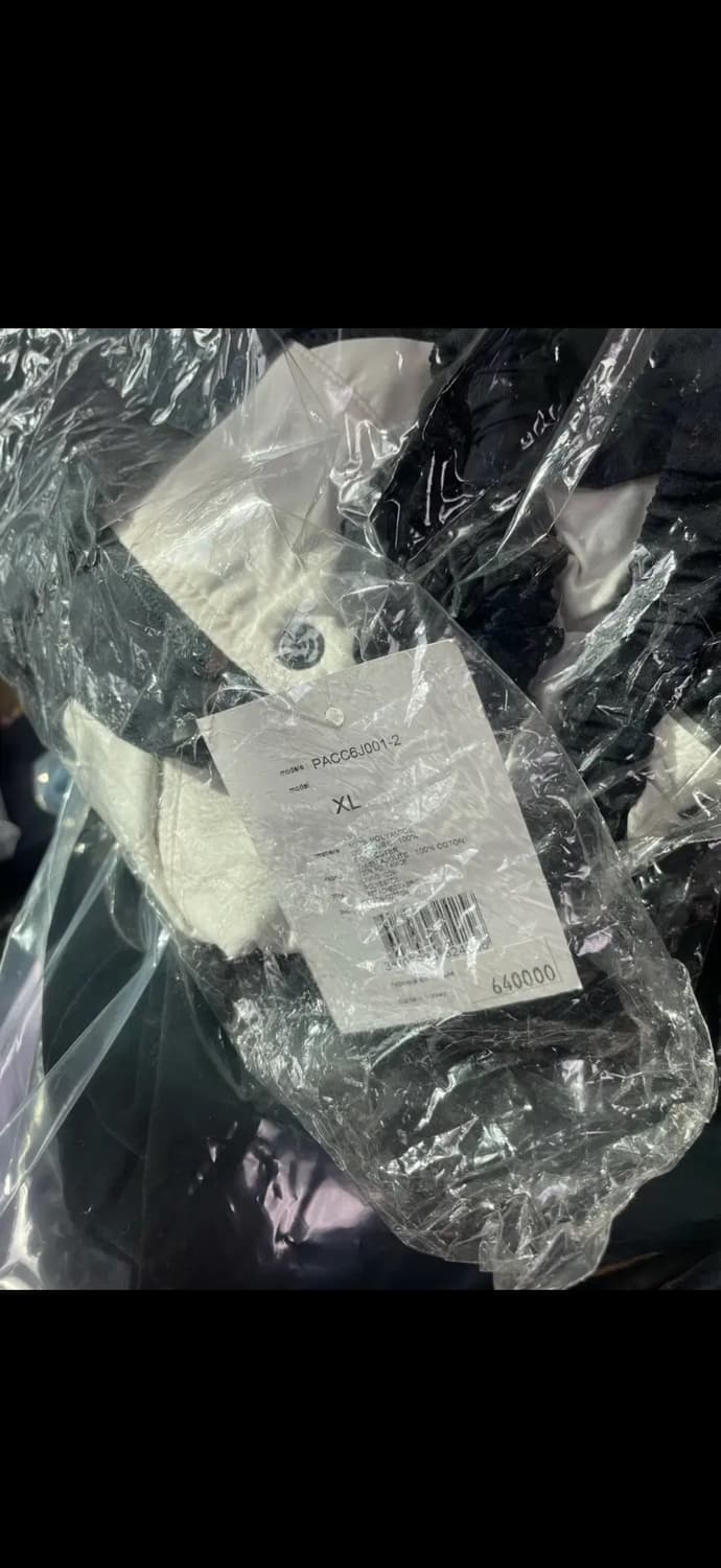 라스벳 초판 리플렉티브 로고 자켓 화이트 네이비 XL 상품이미지9