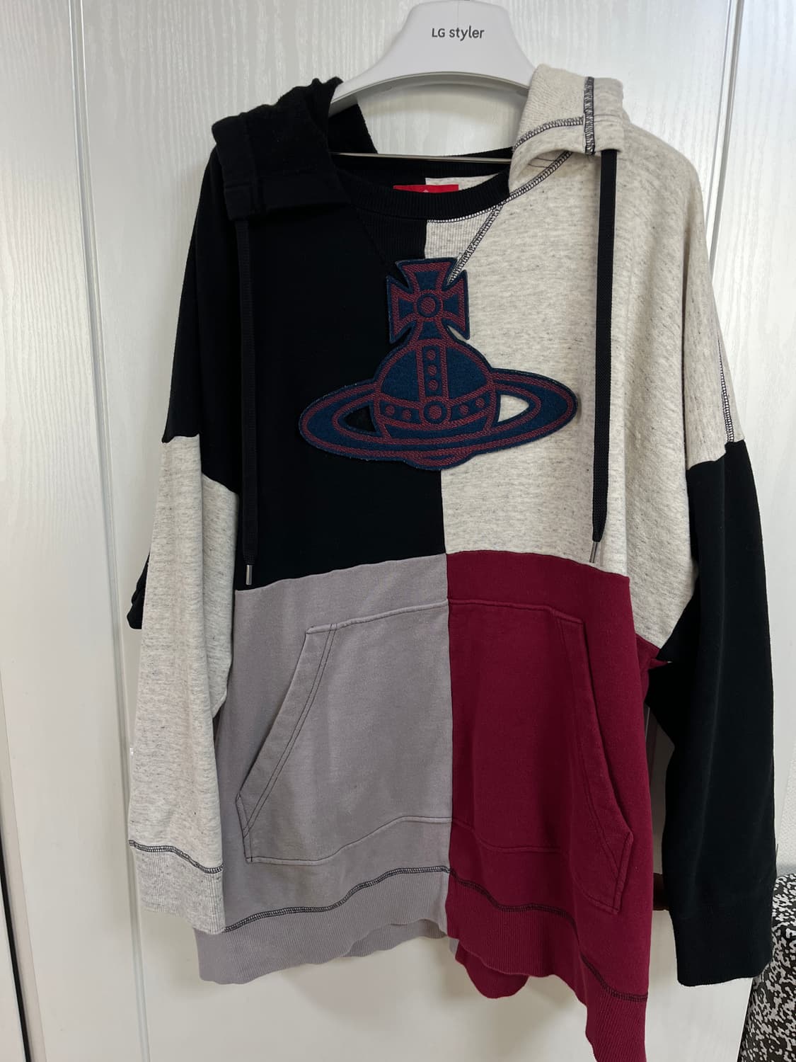 [희귀템] 비비안웨스트 레드라벨 오버사이즈 후드티 110~115 상품이미지1