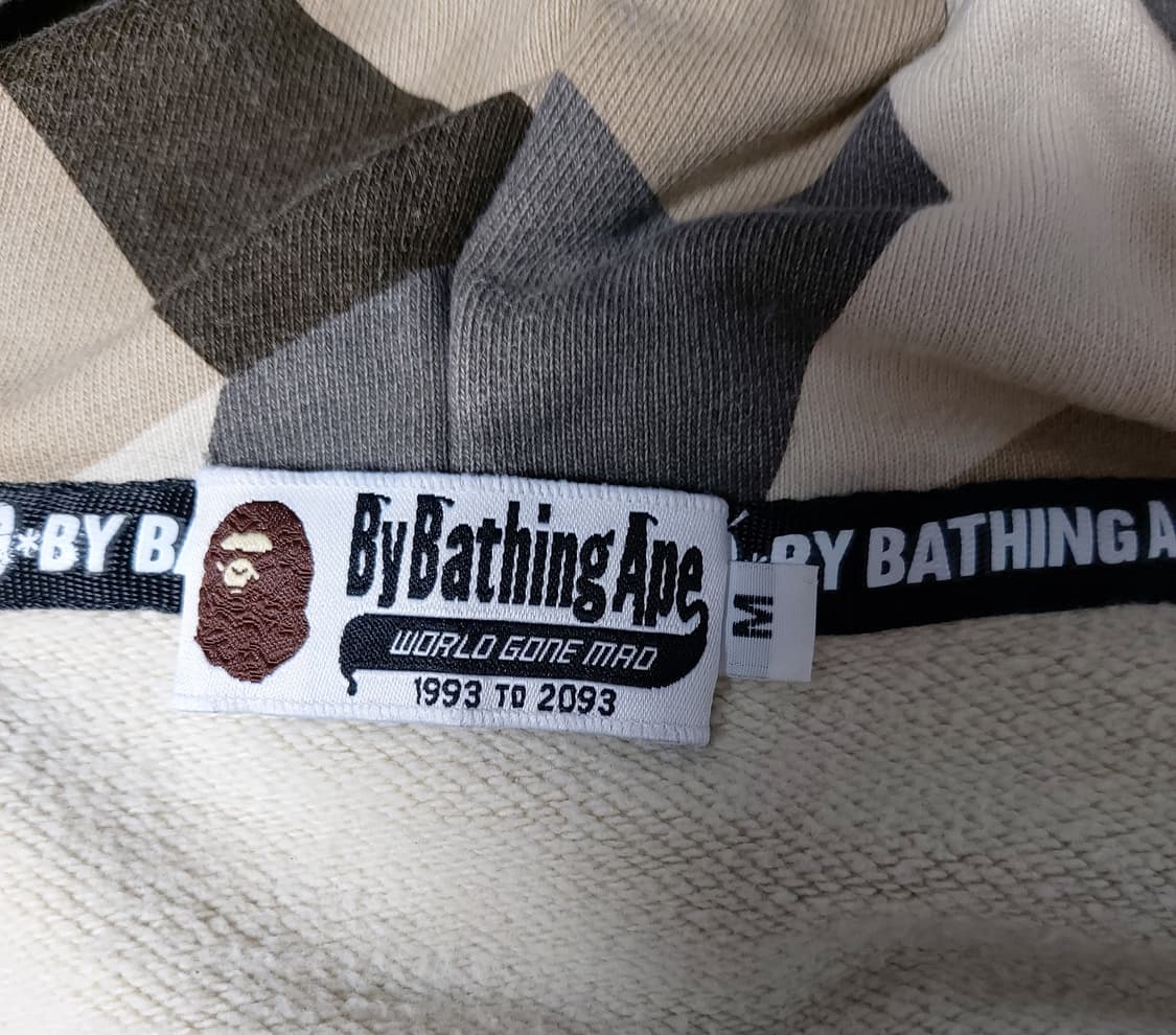 베이프 레이어드 라인 카모 샤크 후드집업(M) 상품이미지9