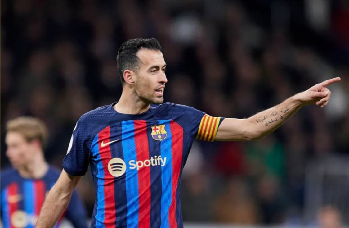 22-23 바르샤 홈킷 부스케츠 유니폼 L 상품이미지8