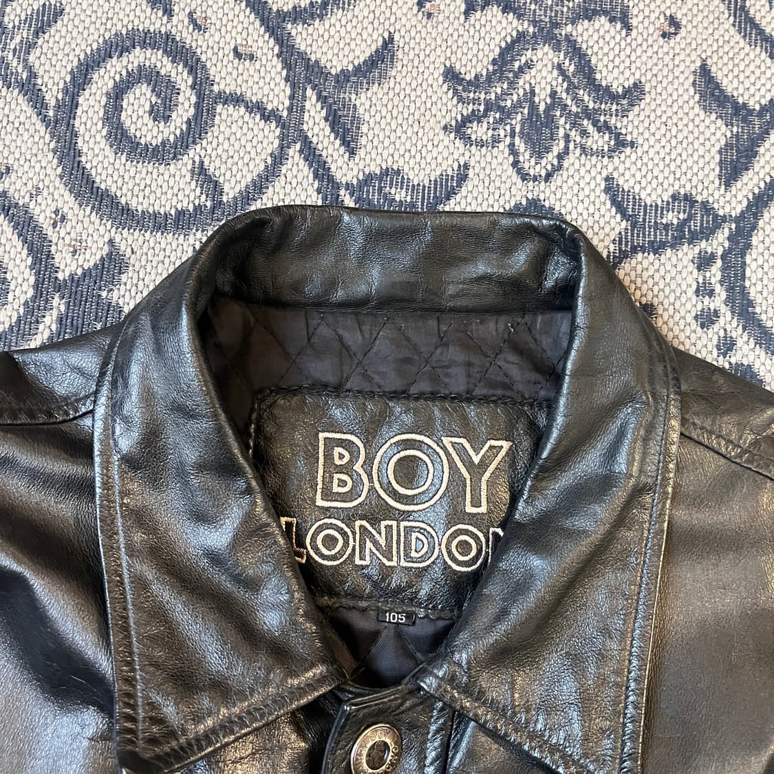 105 보이런던 레더 자켓/W2632 상품이미지4