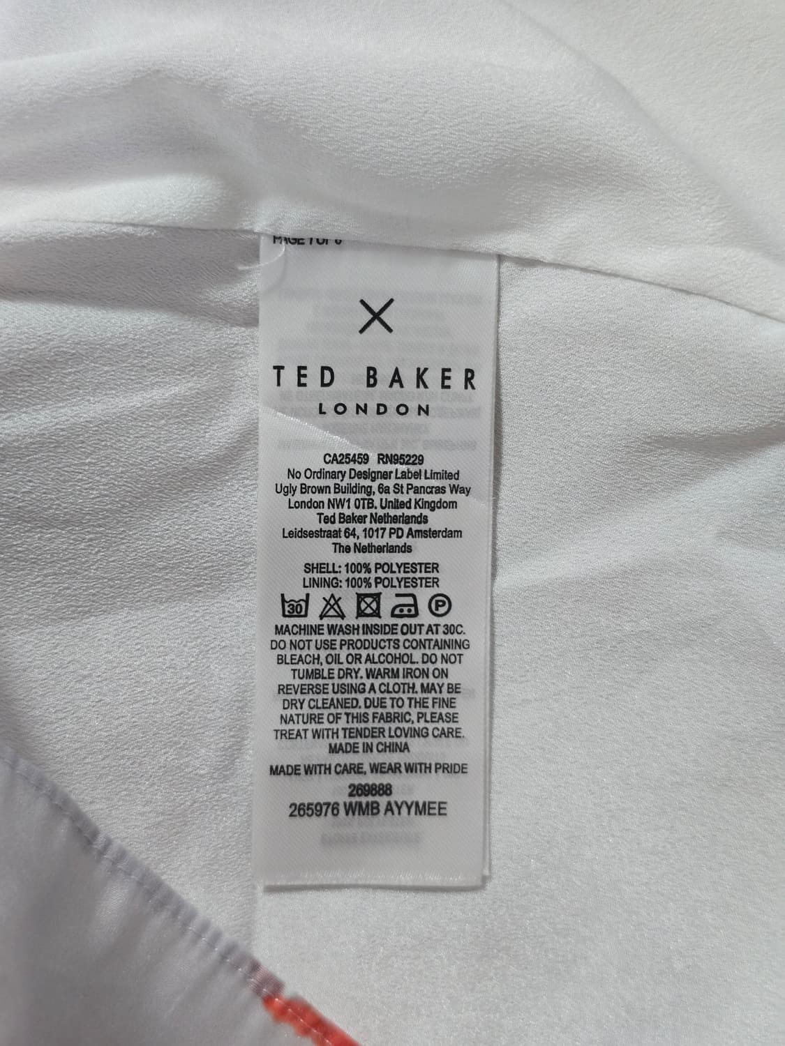 Ted baker 22FW 테드베이커 플라워 블라우스 쉬폰 3 상품이미지9