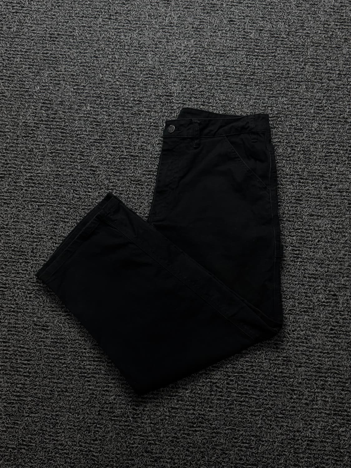 나이키 블랙 스우시 로고 와이드 카펜터 워크 팬츠 551 상품이미지1