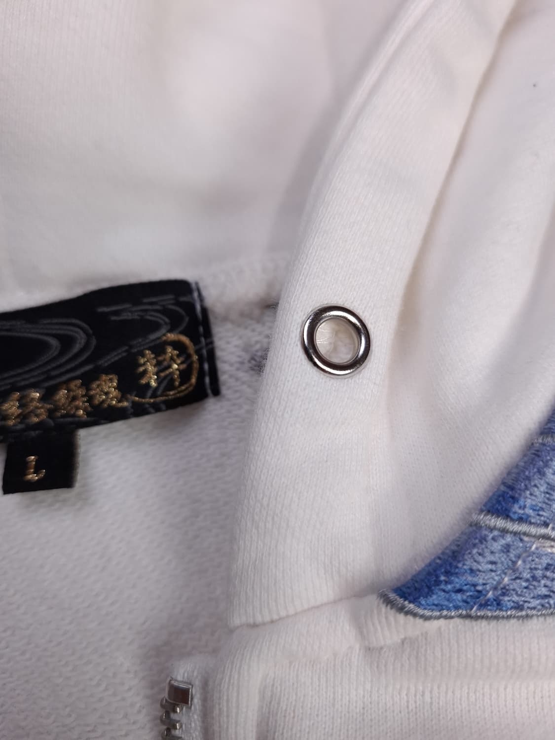 오리지날 카라쿠리 타마시 자수 봉황 오리엔탈 후드자켓 상품이미지8