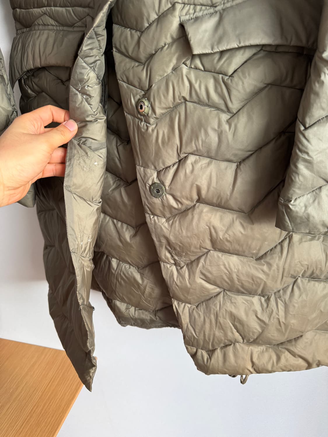 MADE IN ITALY 구스 다운 롱 패딩 상품이미지4