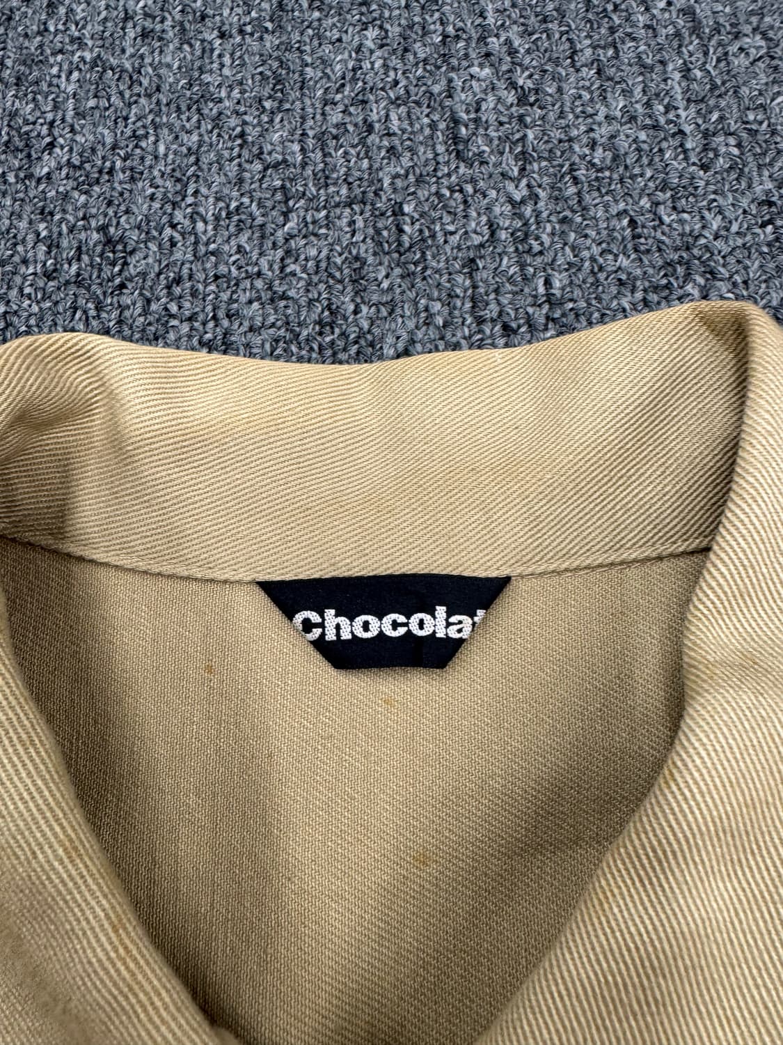 M)Japanese vintage 여성 베이지 코튼 자켓 상품이미지4