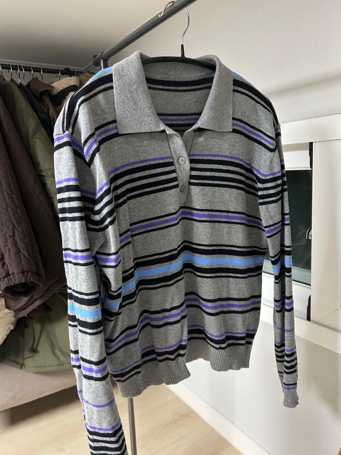 팁씨 스트라이프 피케니트 상품이미지3