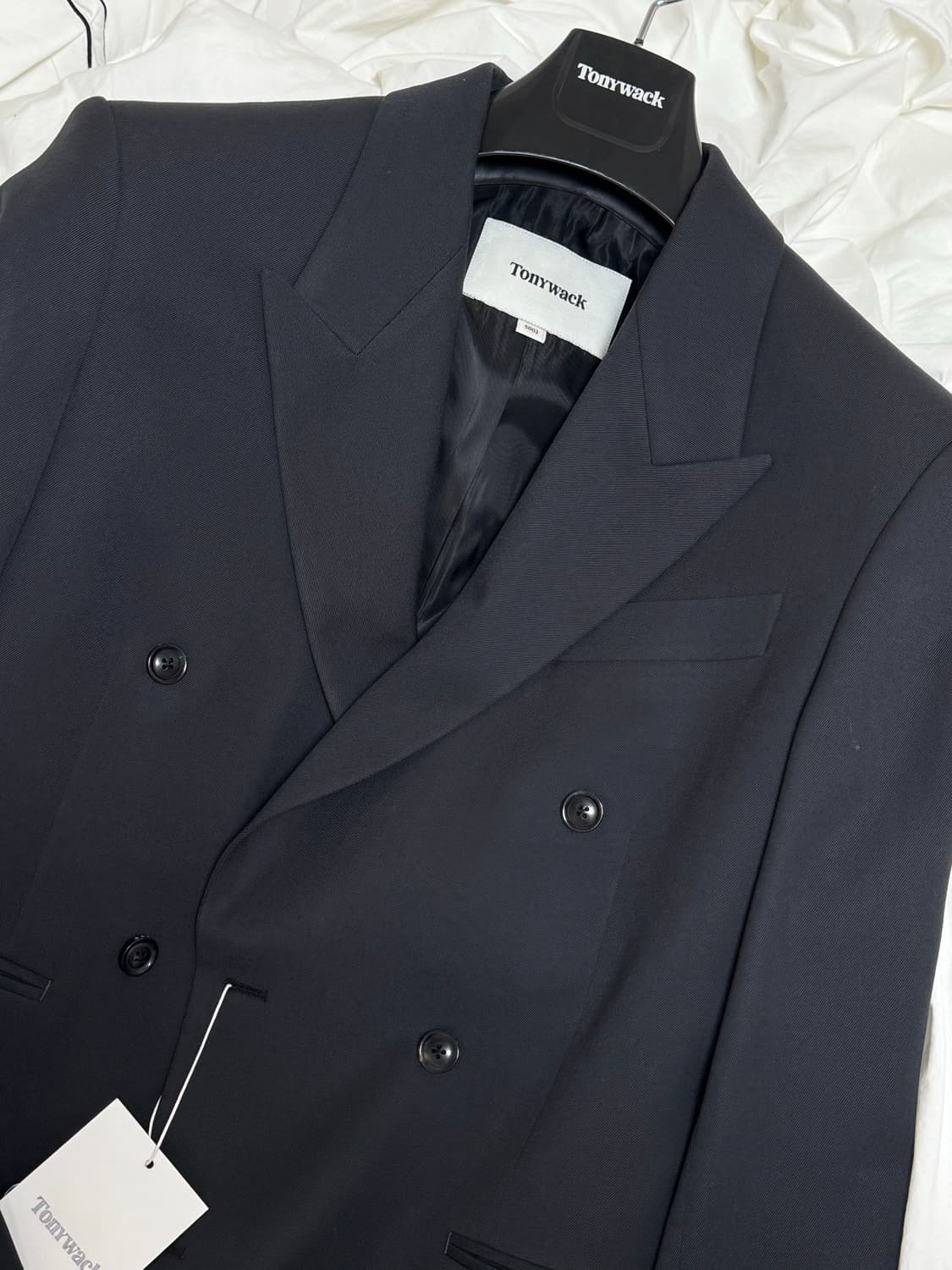 토니웩 Wool Twill Double-Breasted Blazer L 상품이미지2