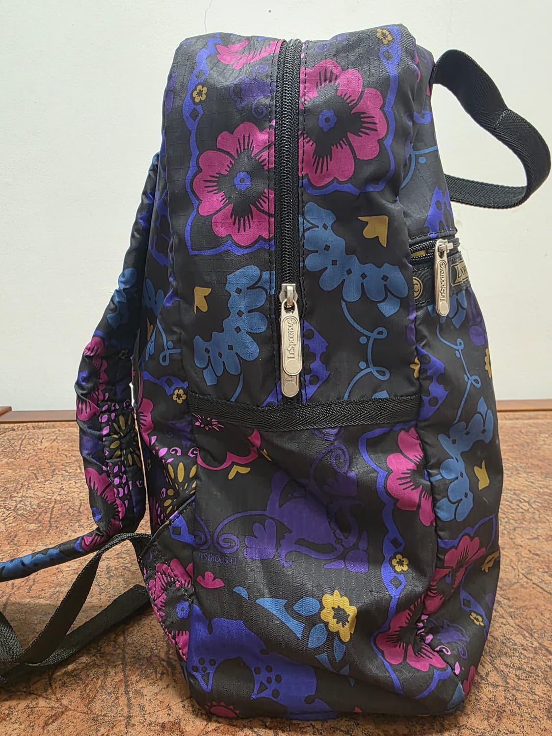 레스포삭 플라워 패턴 백팩 상품이미지3
