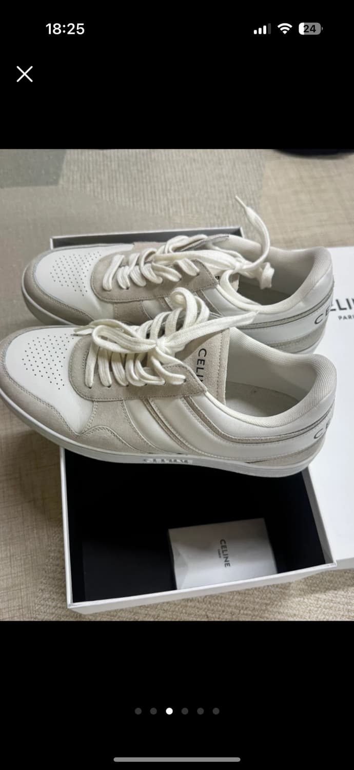 셀린느 트레이너 로우 레이스업 스니커즈 260mm 상품이미지3