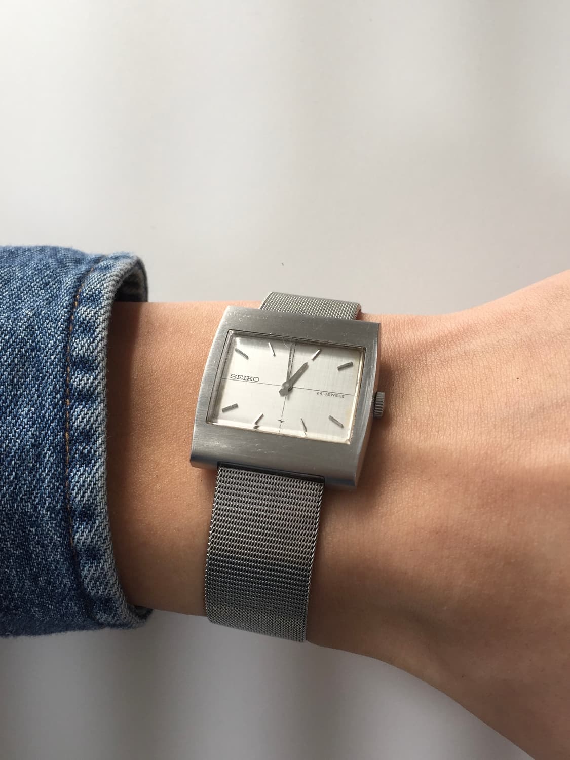 70s seiko chariot square manual wind 상품이미지6