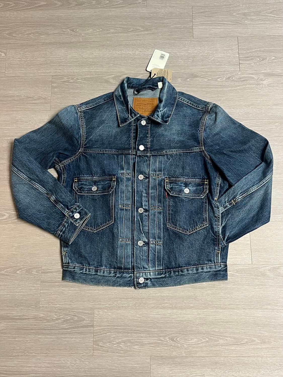 (새상품) 리바이스 타입2 2세대 셀비지 데님 트러커 자켓, GD 착용 상품이미지1