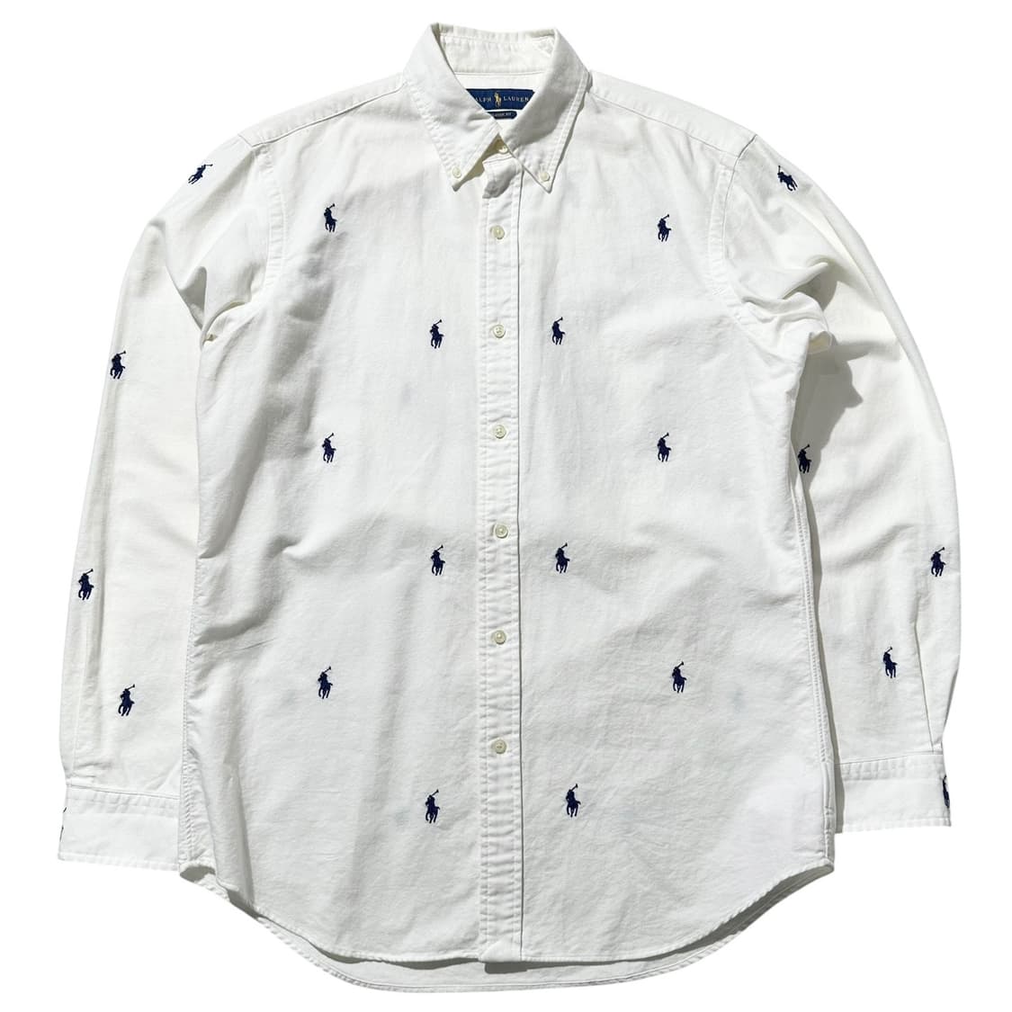 폴로 랄프로렌 멀티 포니 엠브레이디드 셔츠 화이트 상품이미지1