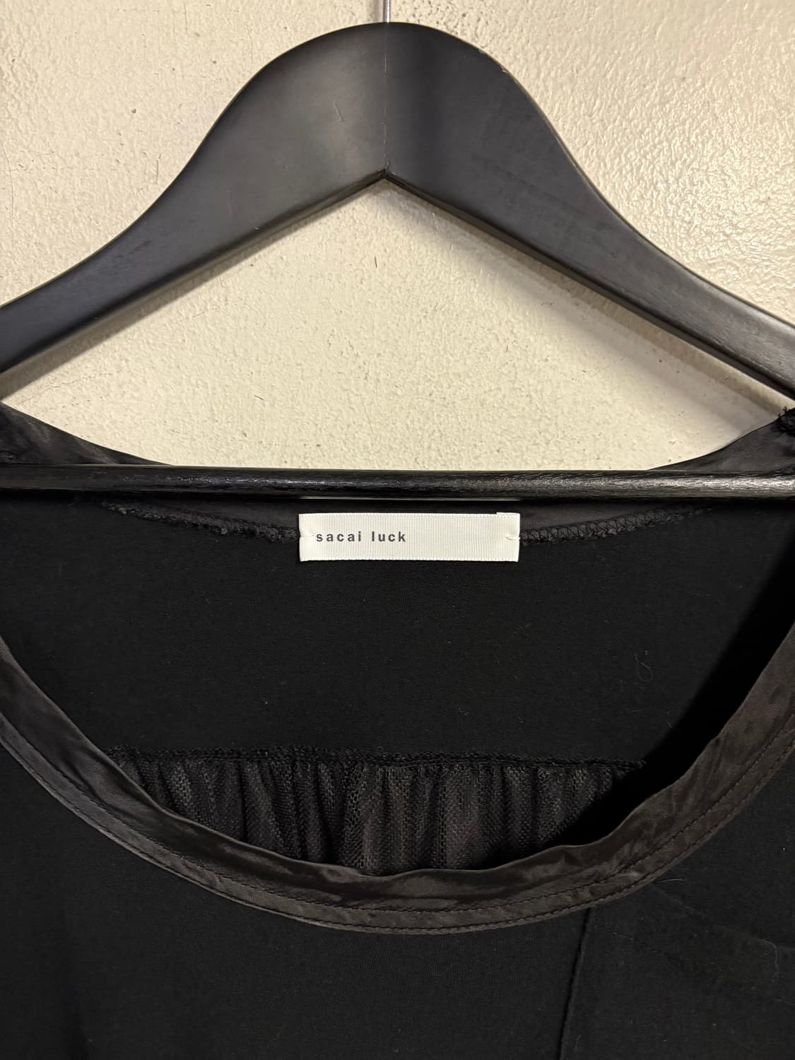 SACAI LUCK mixed fabric long sleeve top  상품이미지7