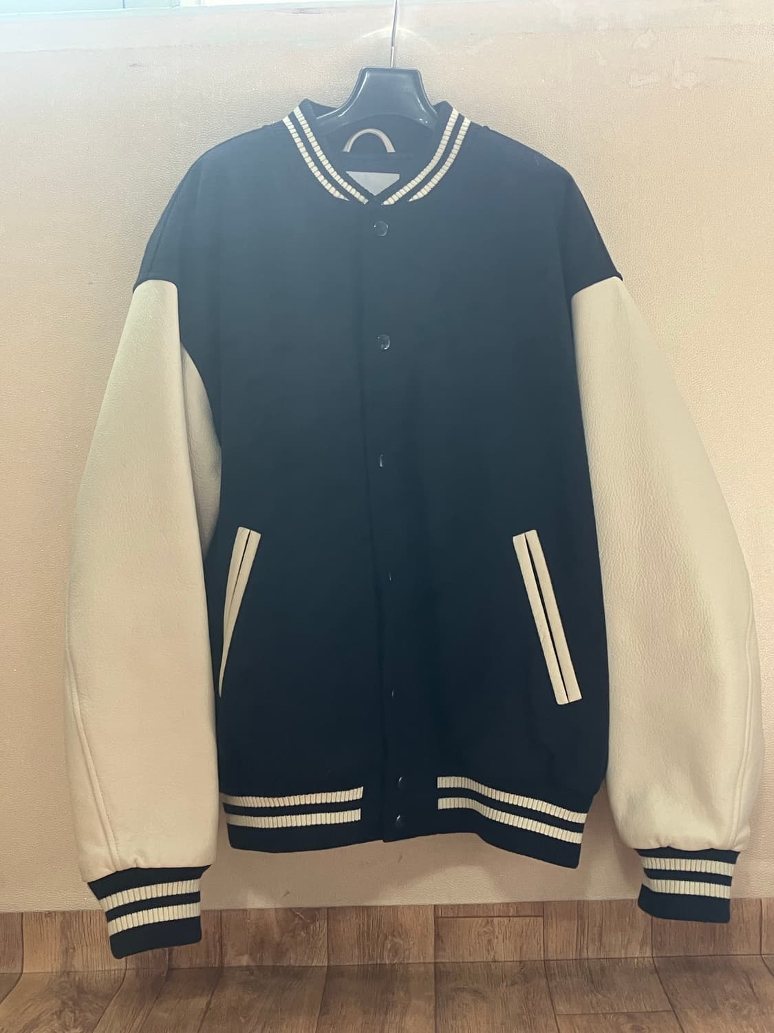 에스피오나지 - 스탠다드 바시티 자켓 (네이비) 상품이미지1