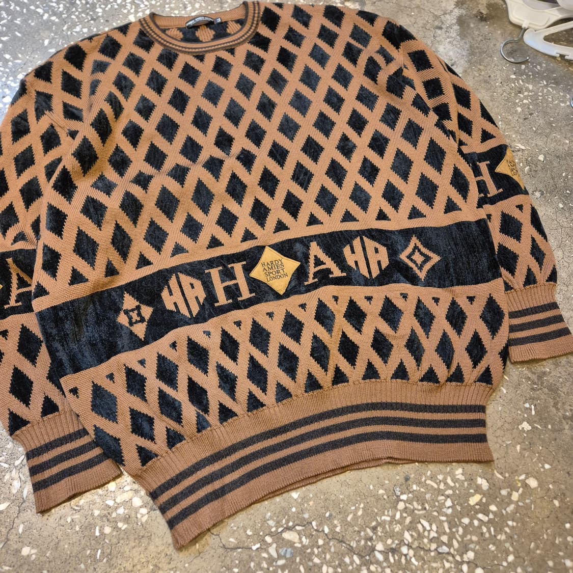 XL 다이아몬드패턴 울니트  상품이미지6
