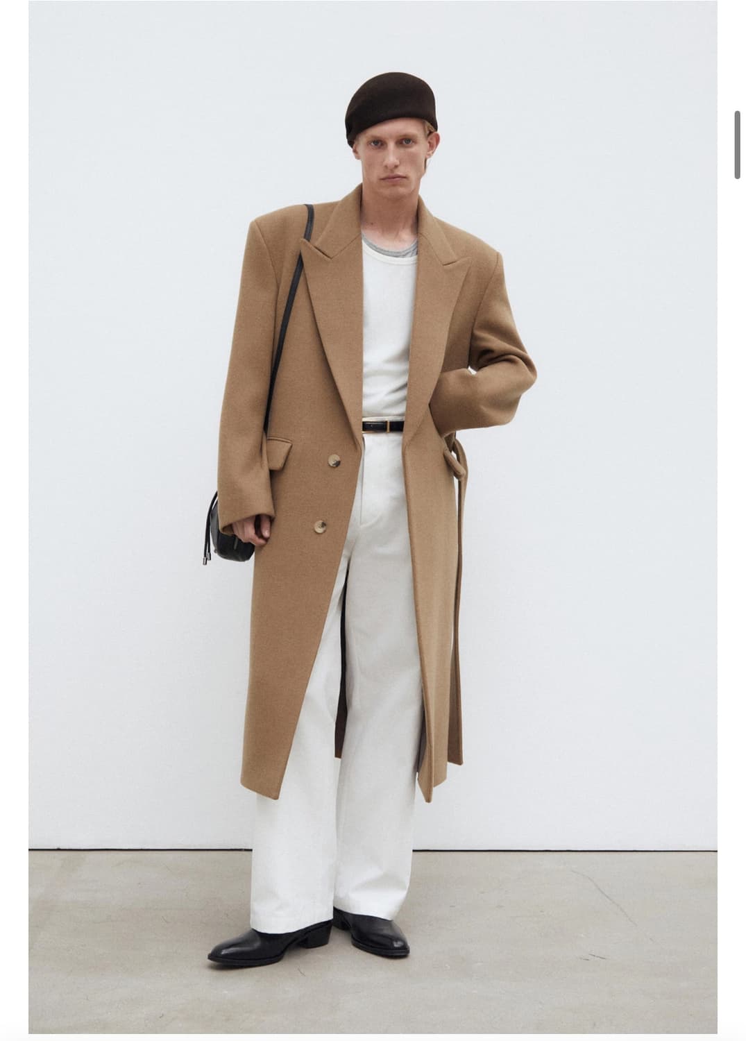 타일레 25fw /VAUBAN CONTOURED 로브 코트/ 베이지 상품이미지1