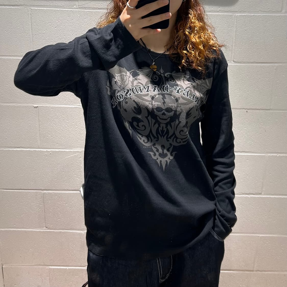 Harley Davidson y2k Skull T-Shirts 상품이미지2