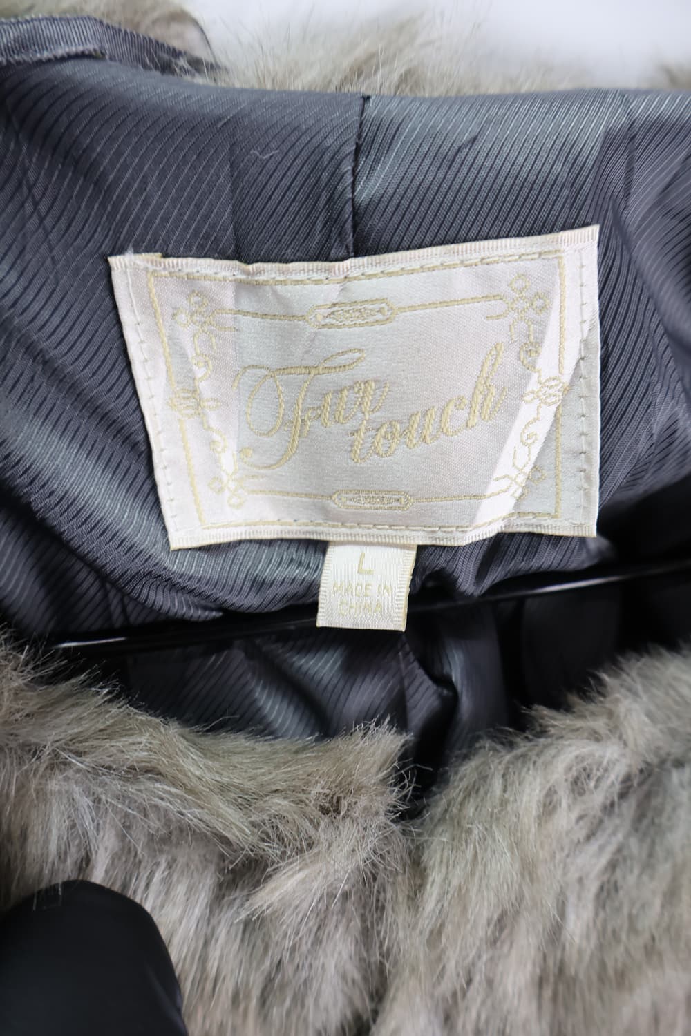 Fur Touch Grey Fur Jacket 상품이미지5