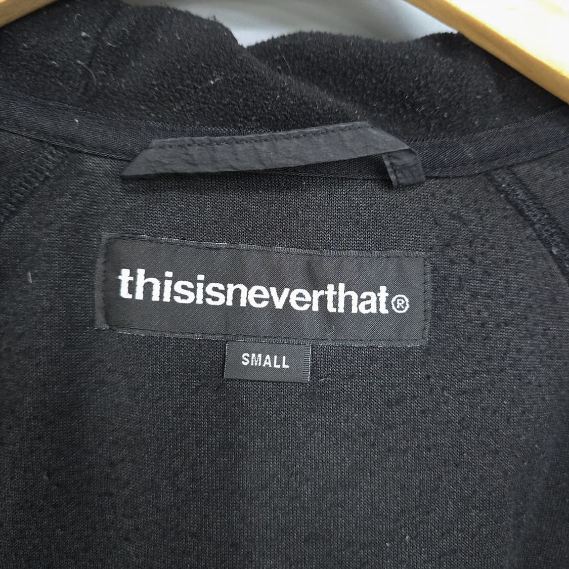 디스이즈네버댓(thisisneverthat) 플리스 믹스 후드집업 S 상품이미지6