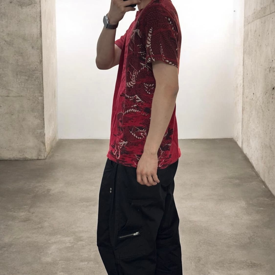 JPN 오리엔탈 드래곤 반팔 티셔츠 상품이미지2