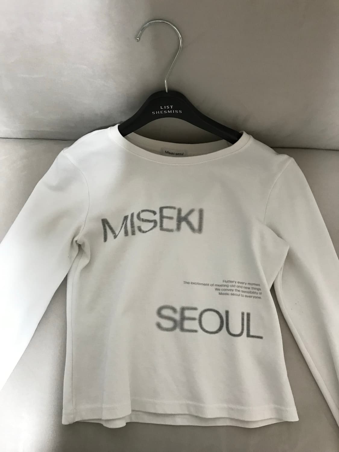 미세키서울 긴팔티 상품이미지1