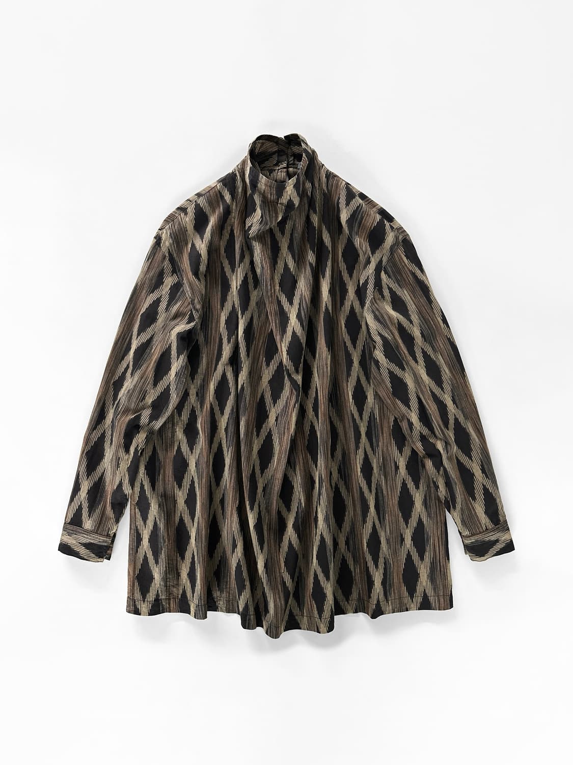 1988 S/S 이세이 미야케 ‘카스리’ 기하학 카울넥 셔츠 상품이미지3