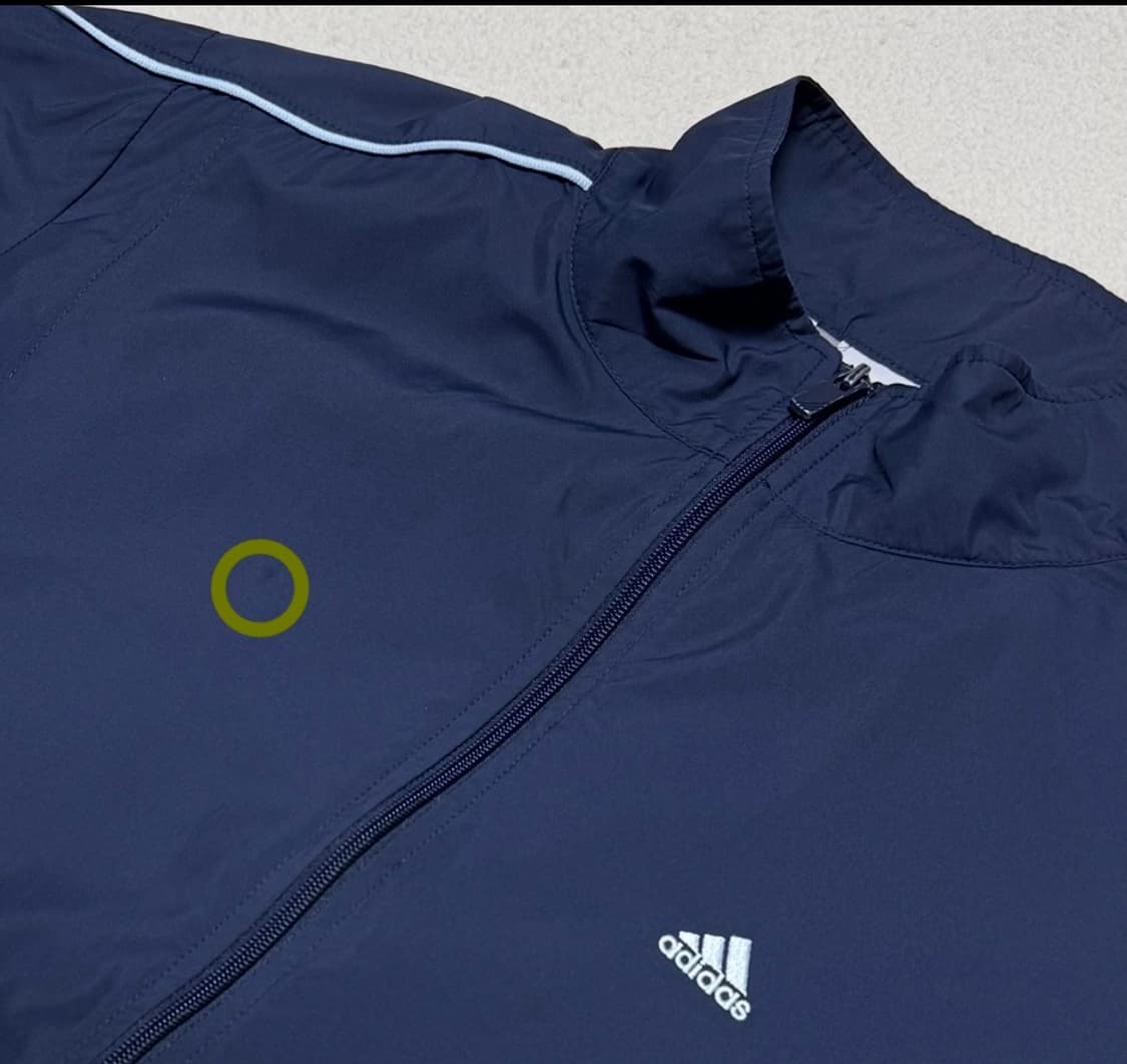 아디다스 일본 스몰 퍼포먼스 네이비 스카이 바람막이 상품이미지6