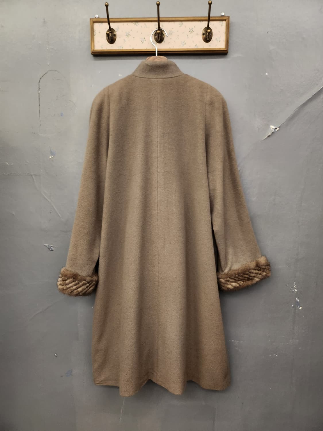 일본빈티지 캐시미어100%코트 상품이미지5