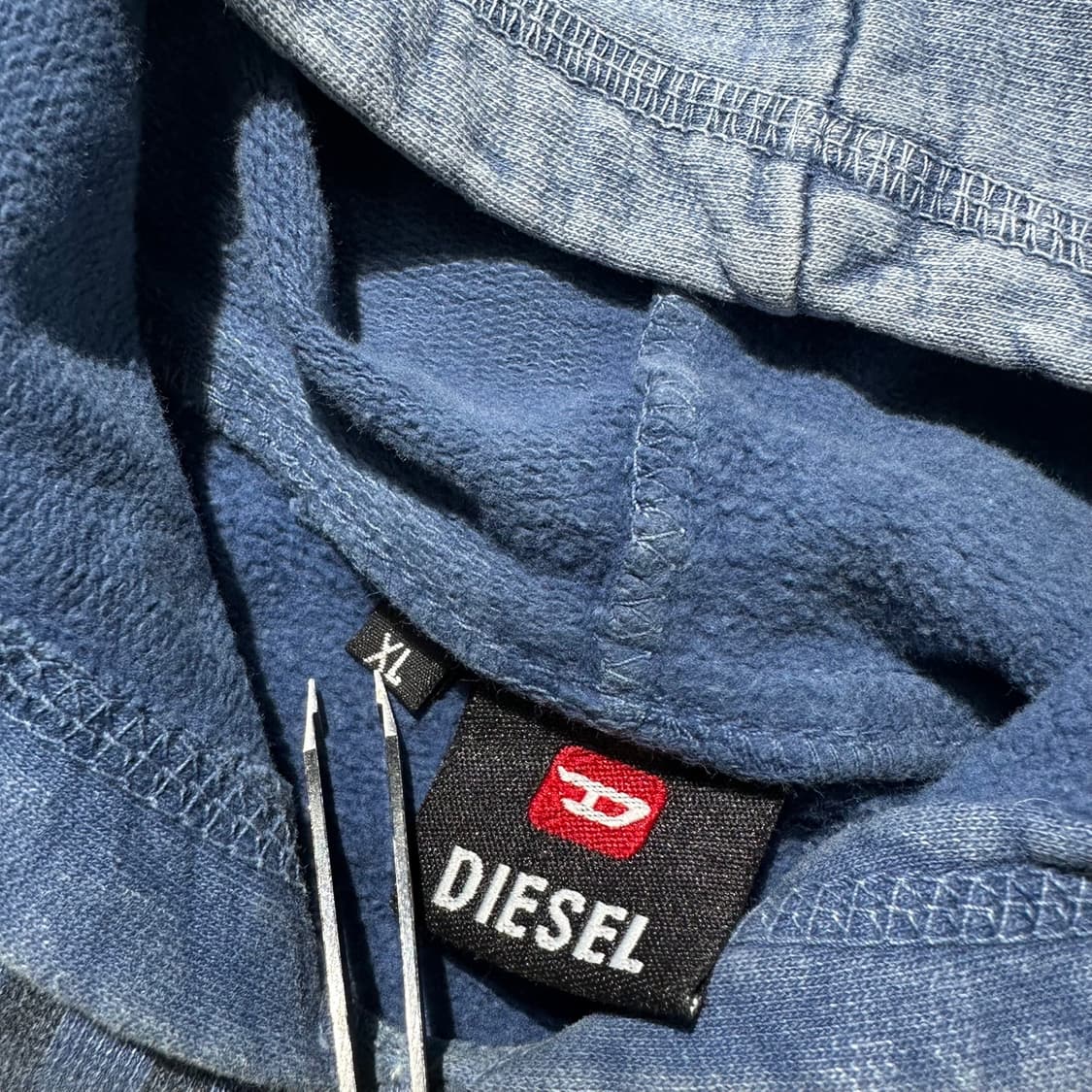디젤 그래픽 로고 후드 상품이미지4