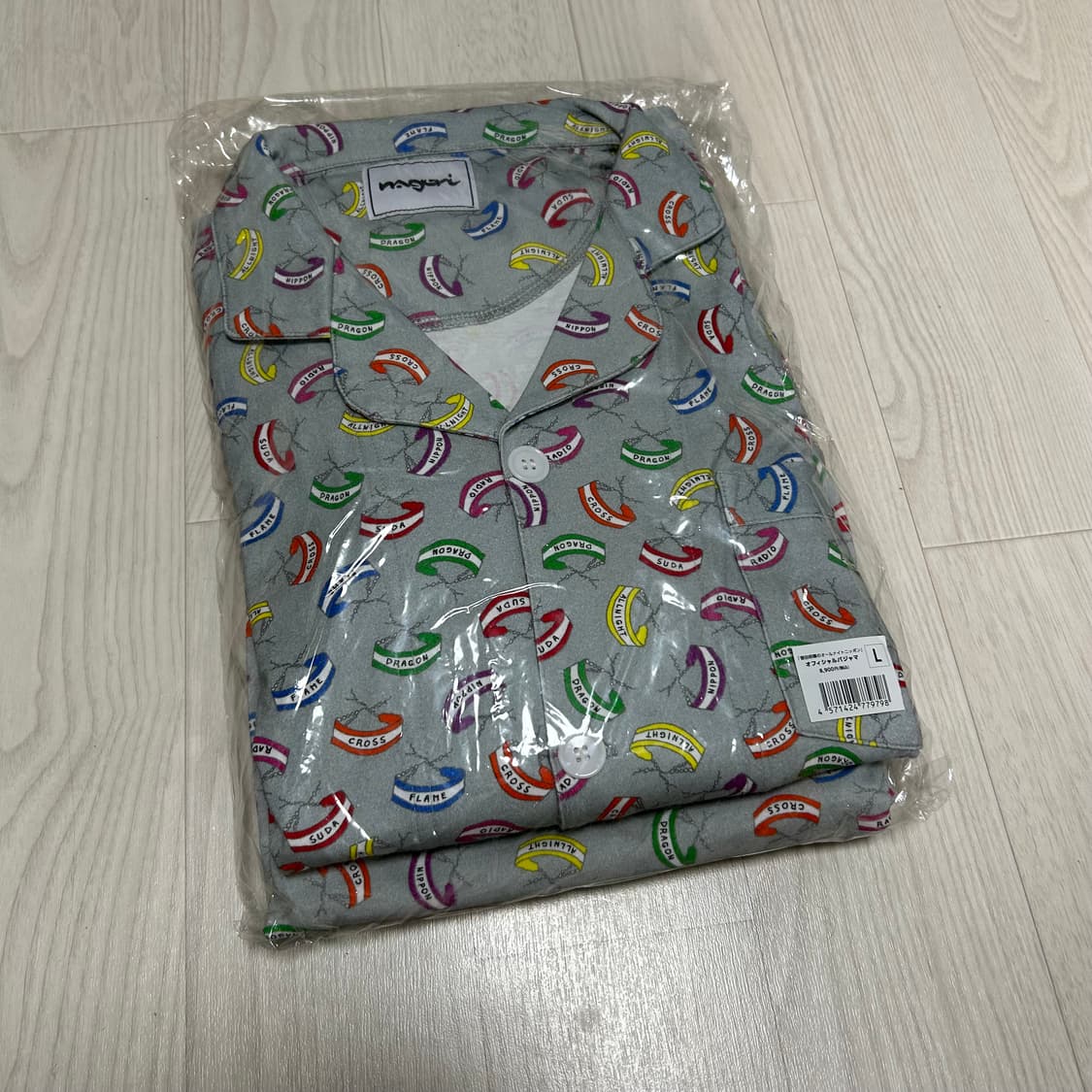 [L] 스다마사키 올나이트 닛폰 파자마 패턴셔츠 굿즈 상품이미지4