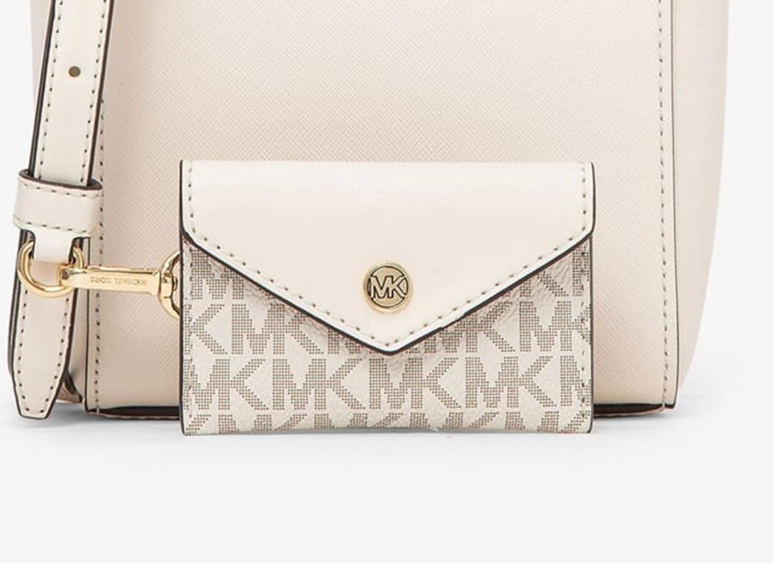 (새제품)마이클코어스 카드지갑 소가죽 미사용 상품이미지1