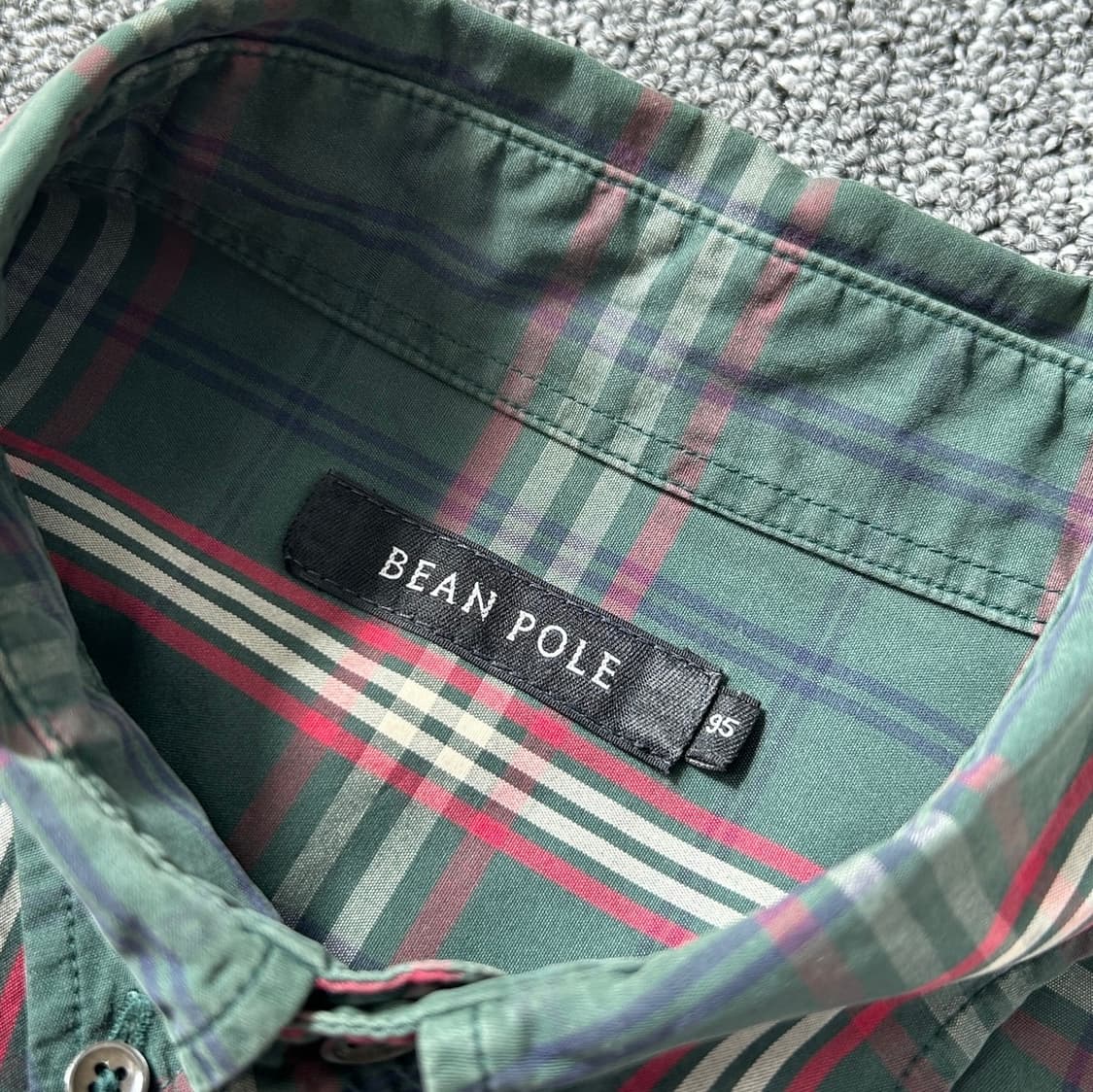 빈폴 체크 패턴 크롭 셔츠 상품이미지8