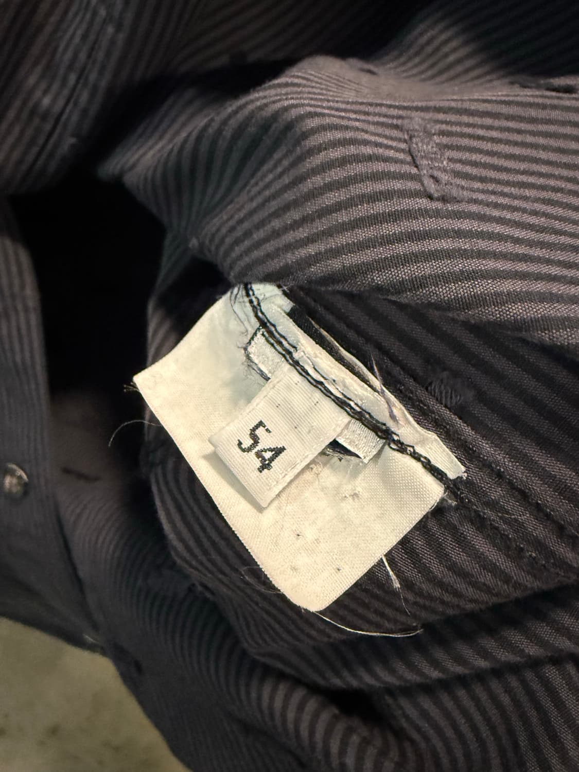 54 돌체앤가바나 D&G 스트라이프 배색 카라 셔츠 차콜 상품이미지8