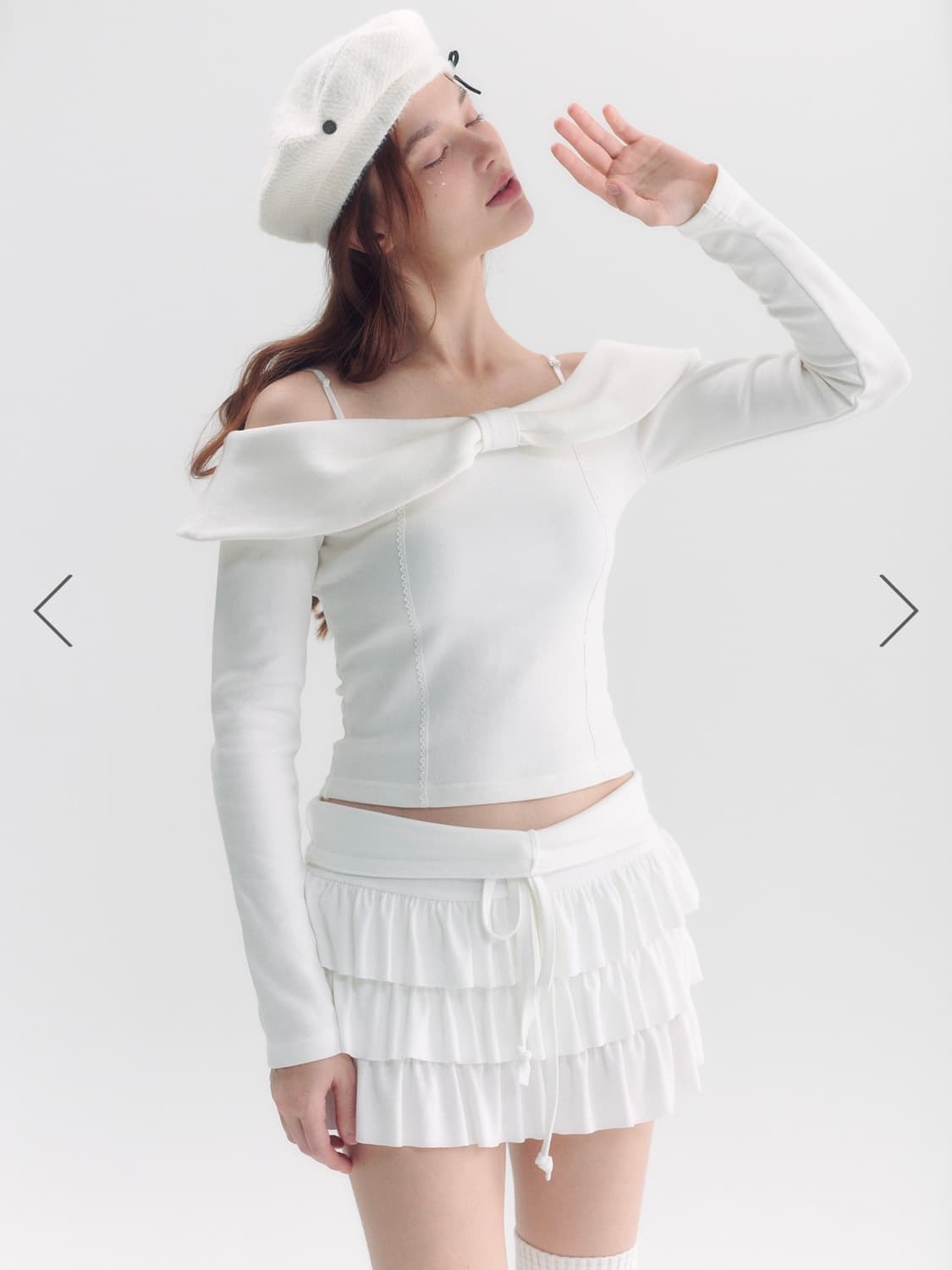 데이니 Bloom Off Shoulder (Ivory) 블룸오프숄더 상품이미지3