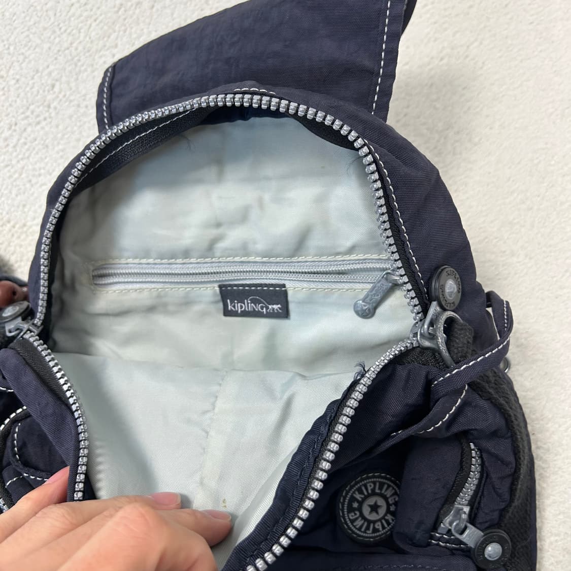 Kipling Navy Backpack 상품이미지6