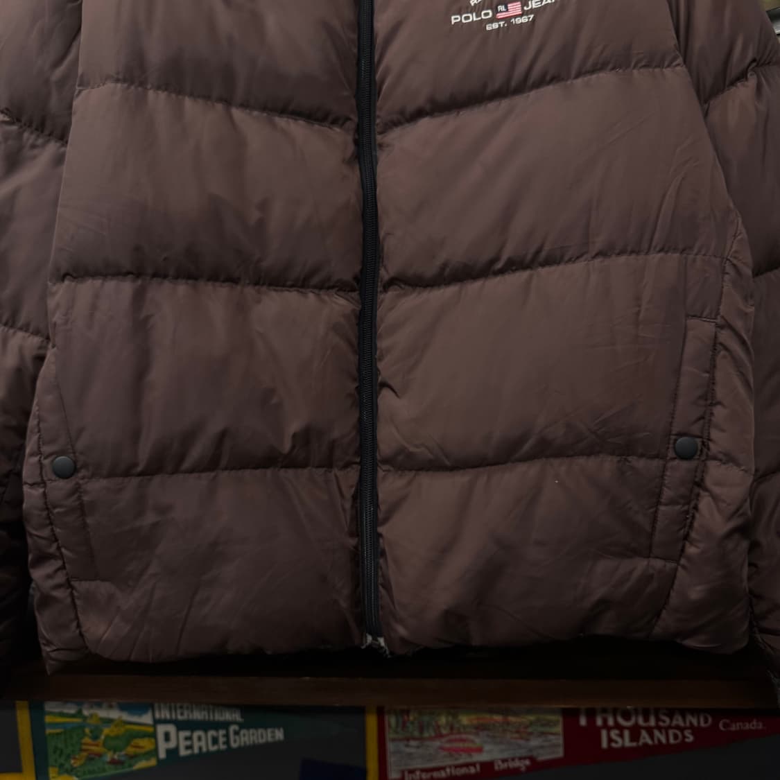 폴로 진스 컴퍼니 by 랄프로렌 헤링본 라이닝 푸퍼 파카 패딩 N140 상품이미지4