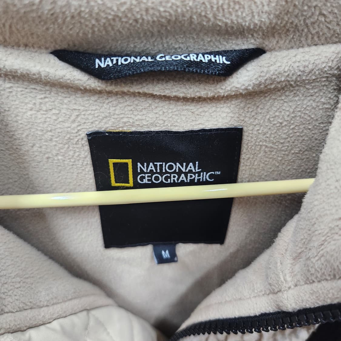 내셔널지오그래픽 후리스 와펜로고 풀 후드집업 XL 상품이미지5