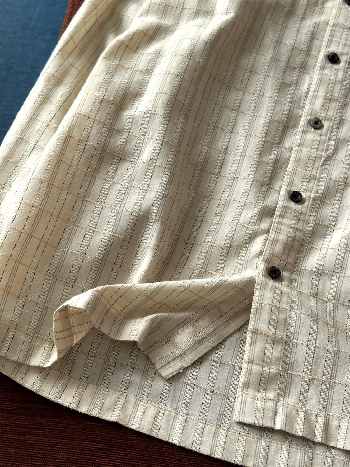 65/35 jacquard fabric design shirt 상품이미지6