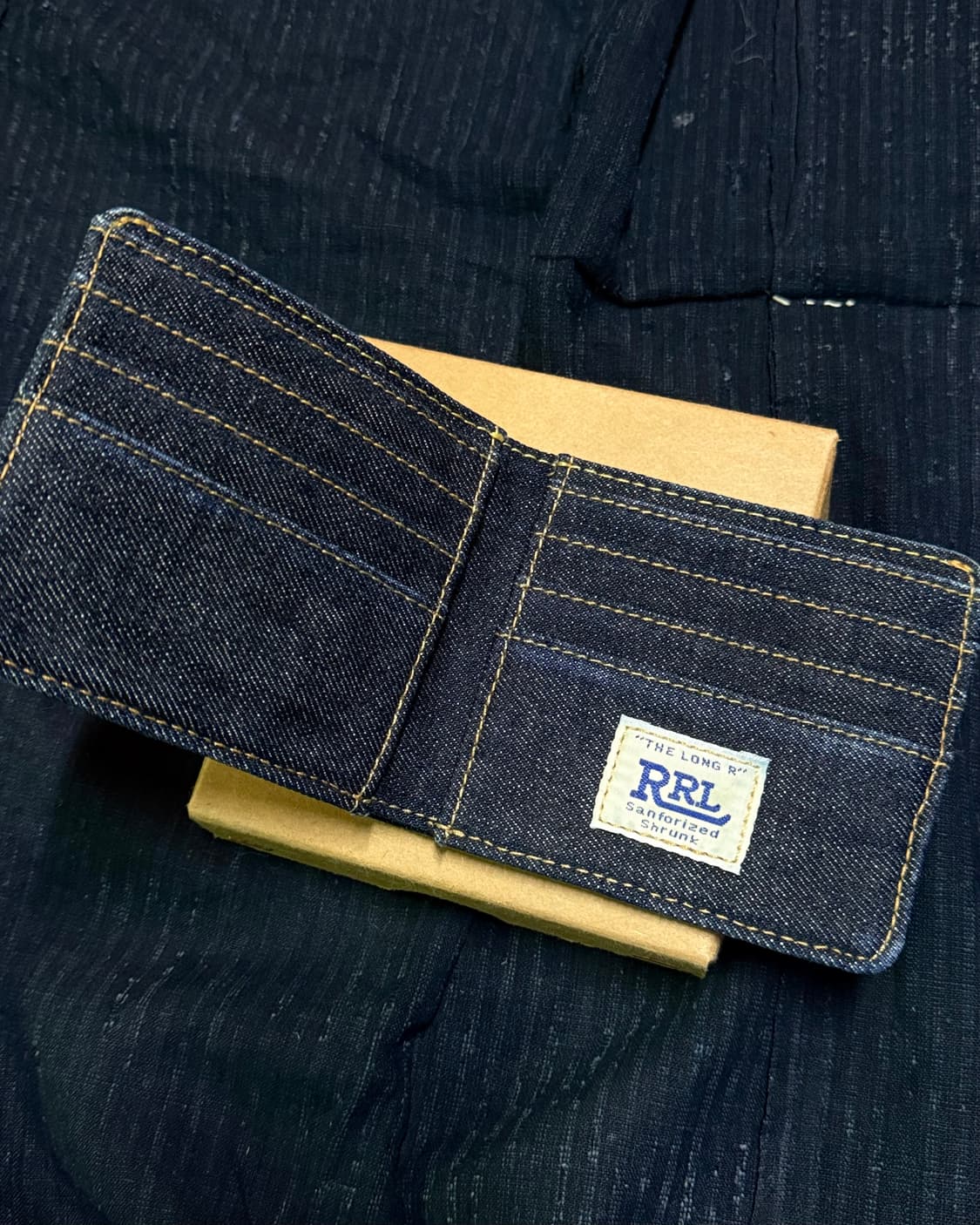 R.R.L 인디고 데님 빌 폴드 상품이미지3