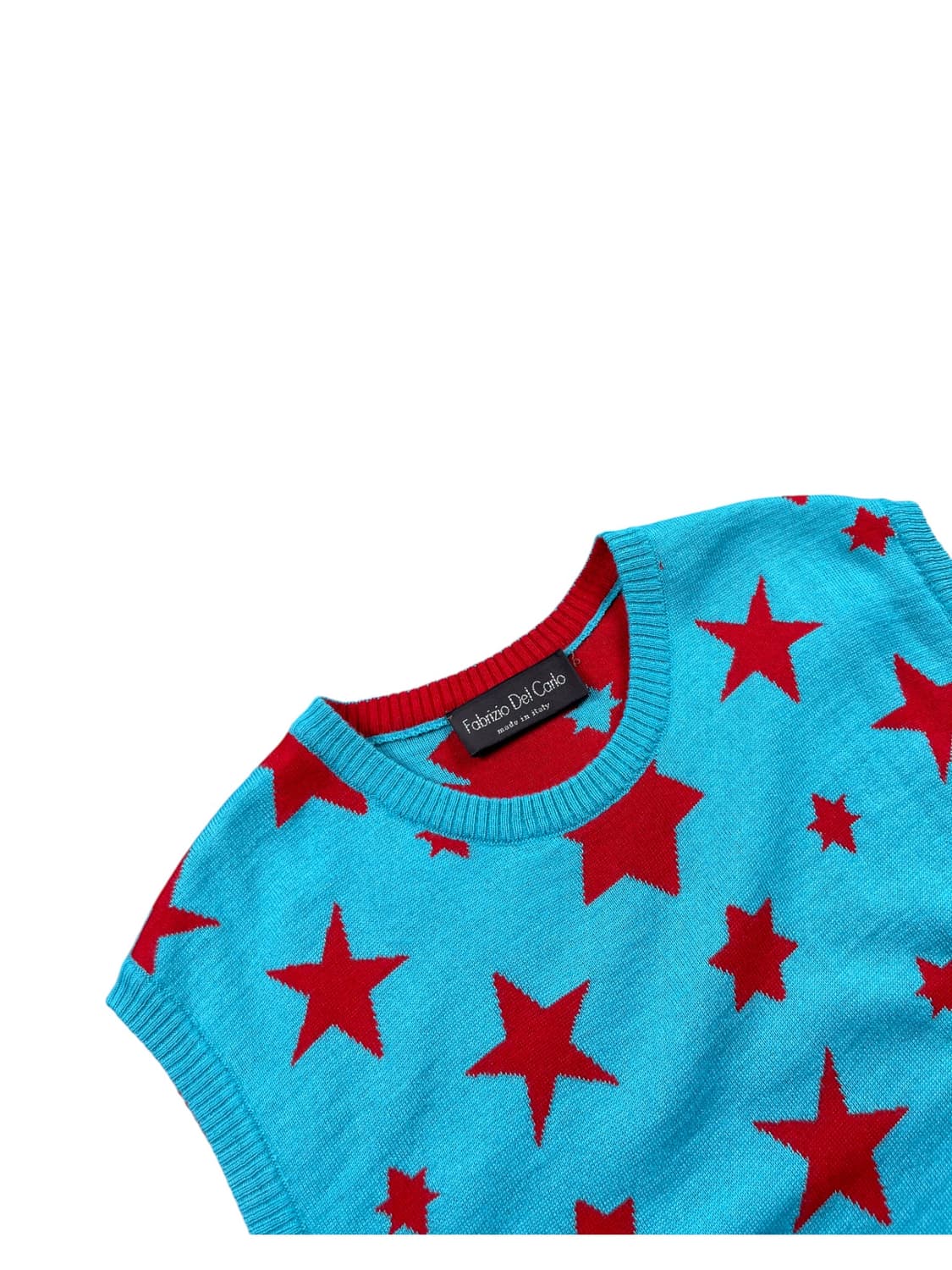 Fabrizio Del Carlo 별 패턴 니트 베스트  상품이미지2