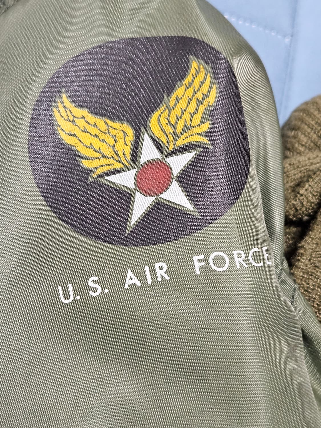 U.S AIR FORCE TYPE L-2B 복각 봄버자켓 m사이즈 상품이미지6