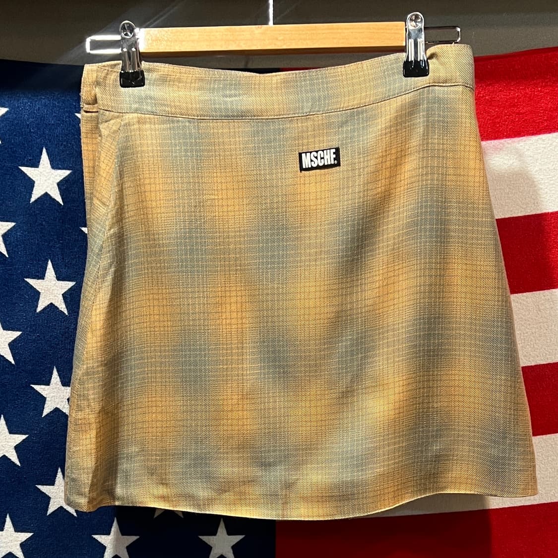 미스치프 16SS 코랄그레이 패턴 랩스커트 상품이미지2